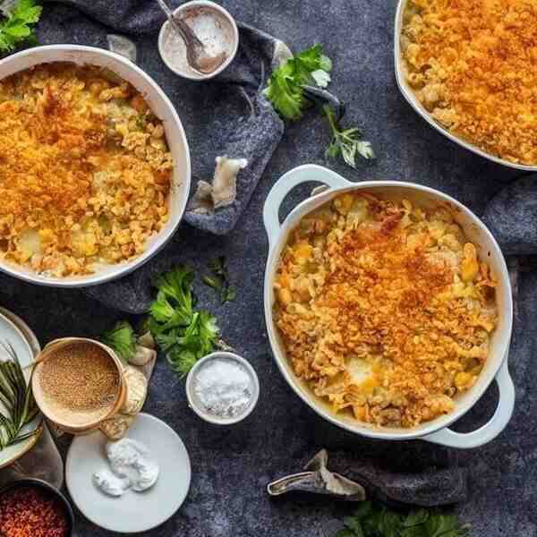 Картофельная запеканка с куриным фаршем